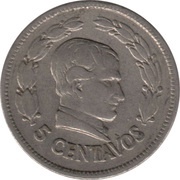 5 Centavos reverse image