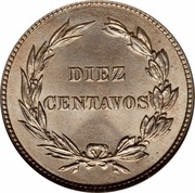 10 Centavos, Ecuador, 1918 reverse image
