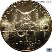 1 Dollar - Elizabeth II 4th Portrait - Possum Magic - Grandma Poss, Australia, 2017 reverse image