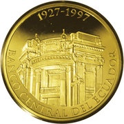 1 Sucre Central Bank Anniversary obverse image