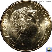 1 Dollar - Elizabeth II 4th Portrait - Possum Magic - Hush Visible Forever obverse image