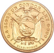 1 Cóndor obverse image