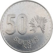 50 Sucres, Ecuador, 1988-1991 reverse image