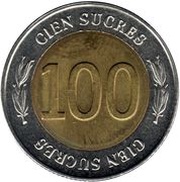100 Sucres Central Bank reverse image
