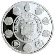 5000 Sucres Galapagos Penguins obverse image