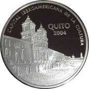 25 000 Sucres Quito - capital of culture, Ecuador, 2004 reverse image