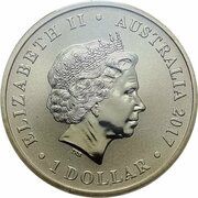 1 Dollar - Elizabeth II 4th Portrait - Season's Greetings 2017 obverse image