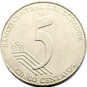 5 Centavos Isidro Ayora reverse image