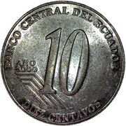 10 Centavos reverse image