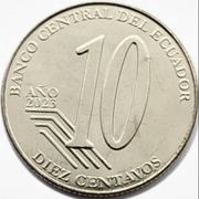 10 Centavos Jaime Roldos reverse image
