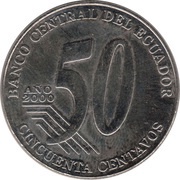 50 Centavos reverse image