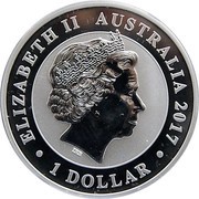 1 Dollar - Elizabeth II 4th Portrait - Australian Silver Swan obverse image