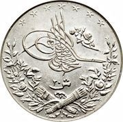 20 Qirsh - Mehmed V obverse image