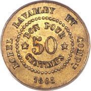 50 Centimes - Borel Lavalley reverse image