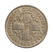 1 Franc - Société Coopérative du Canal de Suez obverse image