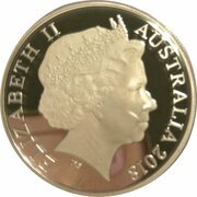 1 Dollar - Elizabeth II 4th Portrait - Armistice Centenary 1918-2018 obverse image