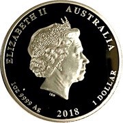 1 Dollar - Elizabeth II 4th Portrait - WWI Armistice obverse image