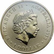 1 Dollar - Elizabeth II 4th Portrait - Merry Christmas 2018 obverse image