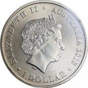 1 Dollar - Elizabeth II 4th Portrait - 65th Anniversary Coronation obverse image