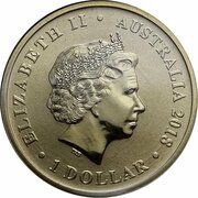 1 Dollar - Elizabeth II 4th Portrait - Royal Wedding 2018 obverse image