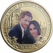 1 Dollar - Elizabeth II 4th Portrait - Royal Wedding 2018, Australia, 2018 reverse image