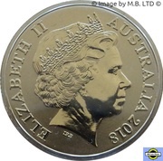 1 Dollar - Elizabeth II 4th Portrait - Snugglepot and Cuddlepie obverse image