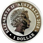 1 Dollar - Elizabeth II 4th Portrait - Bird of Paradise obverse image