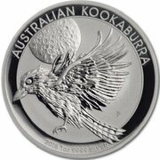 1 Dollar - Elizabeth II 4th Portrait - Australian Kookaburra, Australia, 2018 reverse image