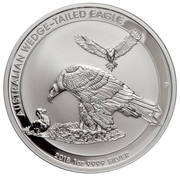 1 Dollar - Elizabeth II 4th Portrait - Australian Wedge-Tailed Eagle - Silver Bullion Coin, Australia, 2018 reverse image