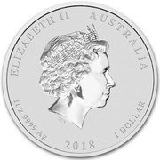 1 Dollar - Elizabeth II 4th Portrait - Dragon and Tiger obverse image