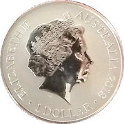 1 Dollar - Elizabeth II 4th Portrait - Sydney New Year's Eve obverse image