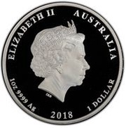 1 Dollar - Elizabeth II 4th Portrait - We Will Remember Them obverse image