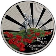 1 Dollar - Elizabeth II 4th Portrait - We Will Remember Them, Australia, 2018 reverse image