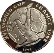 500 Afghanis 1998 World Cup, Afghanistan, 1997 reverse image