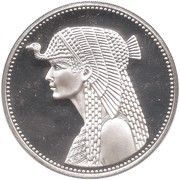 5 Pounds Cleopatra, Egypt, 1999 reverse image