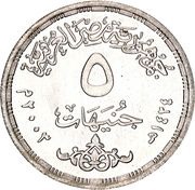 5 Pounds Republic obverse image