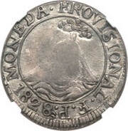 2 Reales Provisional coinage obverse image