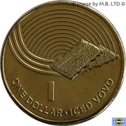 1 Dollar - Elizabeth II 4th Portrait - The Great Aussie Coin Hunt - Letter I, Australia, 2019 reverse image