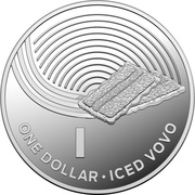 1 Dollar - Elizabeth II 4th Portrait - The Great Aussie Coin Hunt - Letter I - Silver Proof, Australia, 2019 reverse image