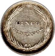 5 Centavos reverse image