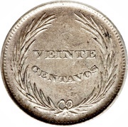 20 Centavos reverse image