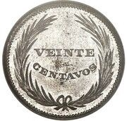 20 Centavos Pattern reverse image