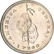 1 Peso reverse image