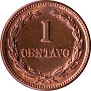 1 Centavo reverse image