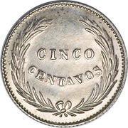 5 Centavos reverse image