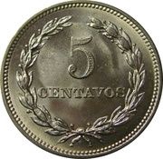 5 Centavos reverse image