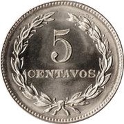 5 Centavos reverse image
