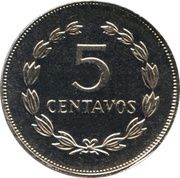 5 Centavos reverse image