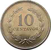 10 Centavos reverse image