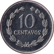 10 Centavos reverse image